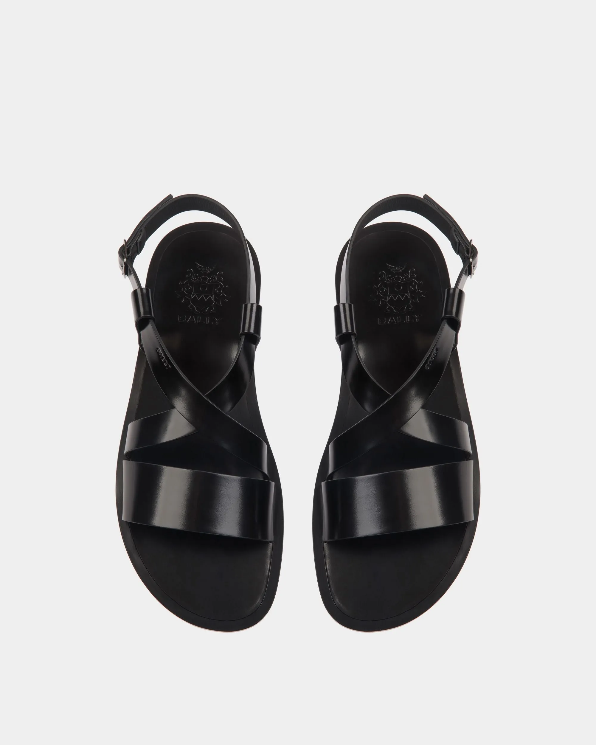 Salis Sandal in Black Leather