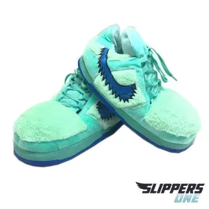 SB Dunk Low Grateful Dead Turquoise Slippers