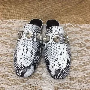Senso Rio Ii Slip On Snake Embellished Mules 8