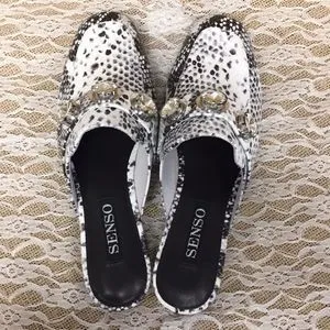 Senso Rio Ii Slip On Snake Embellished Mules 8