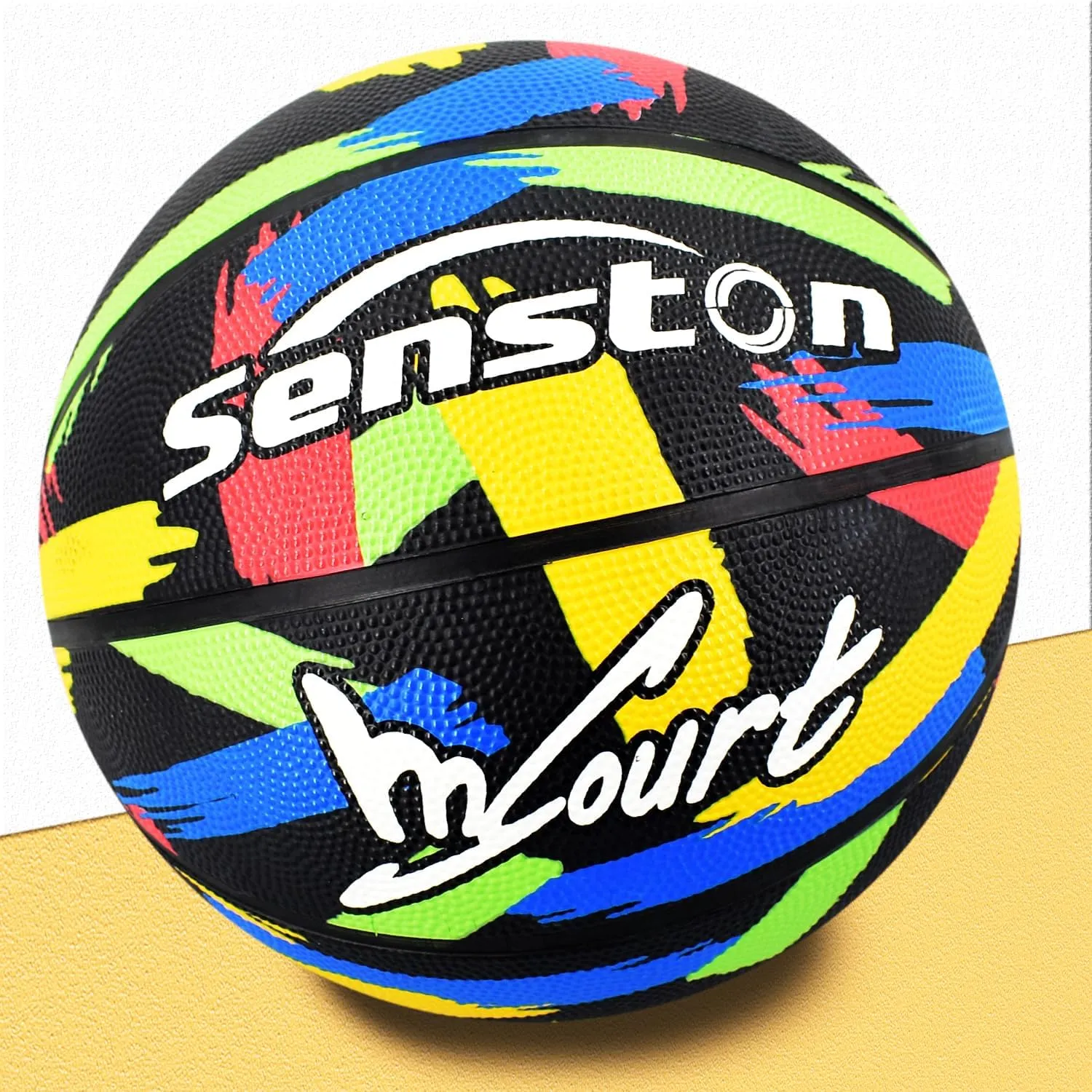Senston 28.5"/29.5" Basketball Outdoor/Indoor Basketball Ball Size 6/7 Basket Balls with Pump for Mens/Women/Kids