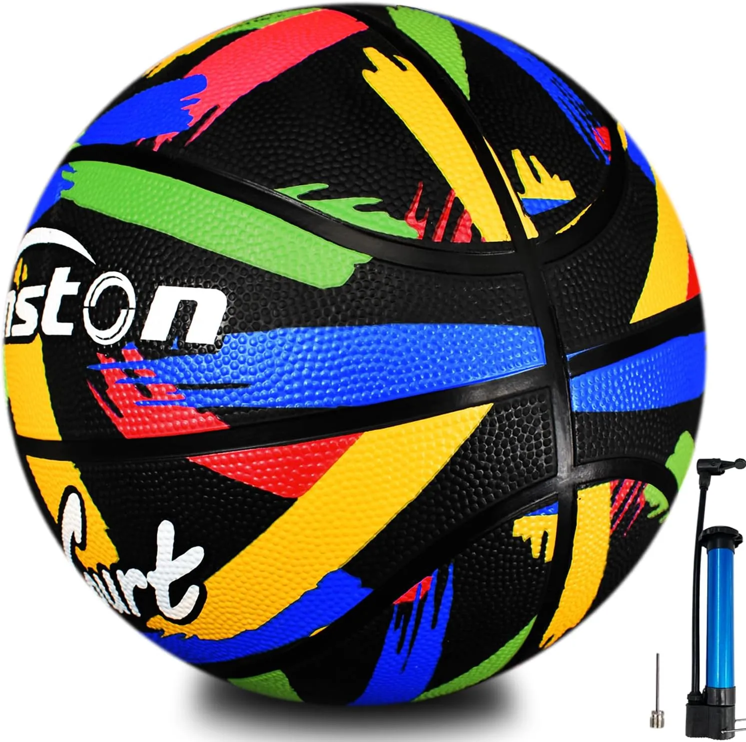 Senston 28.5"/29.5" Basketball Outdoor/Indoor Basketball Ball Size 6/7 Basket Balls with Pump for Mens/Women/Kids