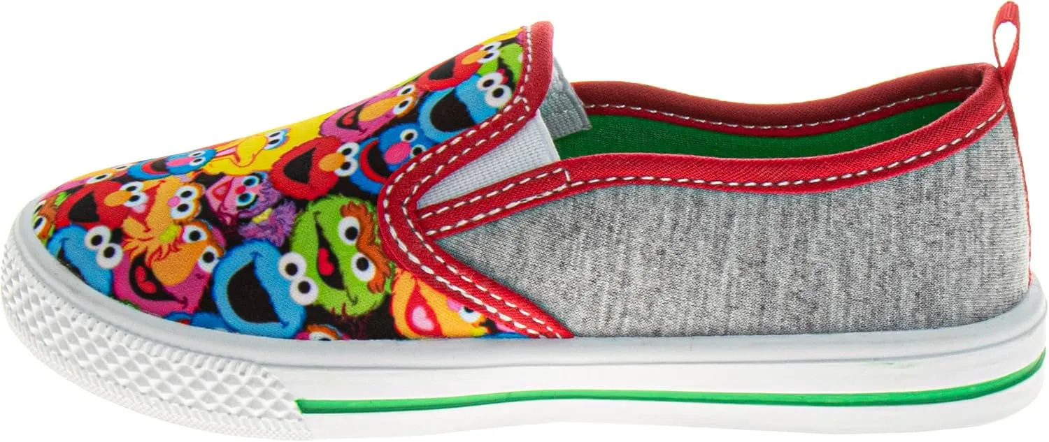Sesame Street Elmo Shoes,Slip On Sneaker Toddler,Indoor Outdoor Bottom,Toddler Size 5 to 10