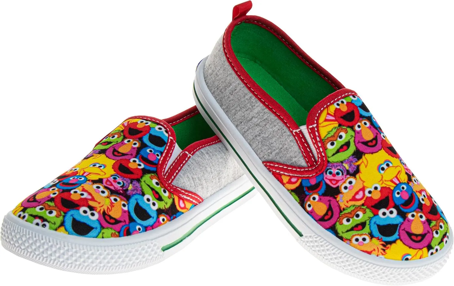 Sesame Street Elmo Shoes,Slip On Sneaker Toddler,Indoor Outdoor Bottom,Toddler Size 5 to 10