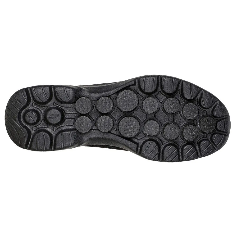 Skechers Go Walk 6.0 Big Splash Black Slip On Shoes 124508/BBK