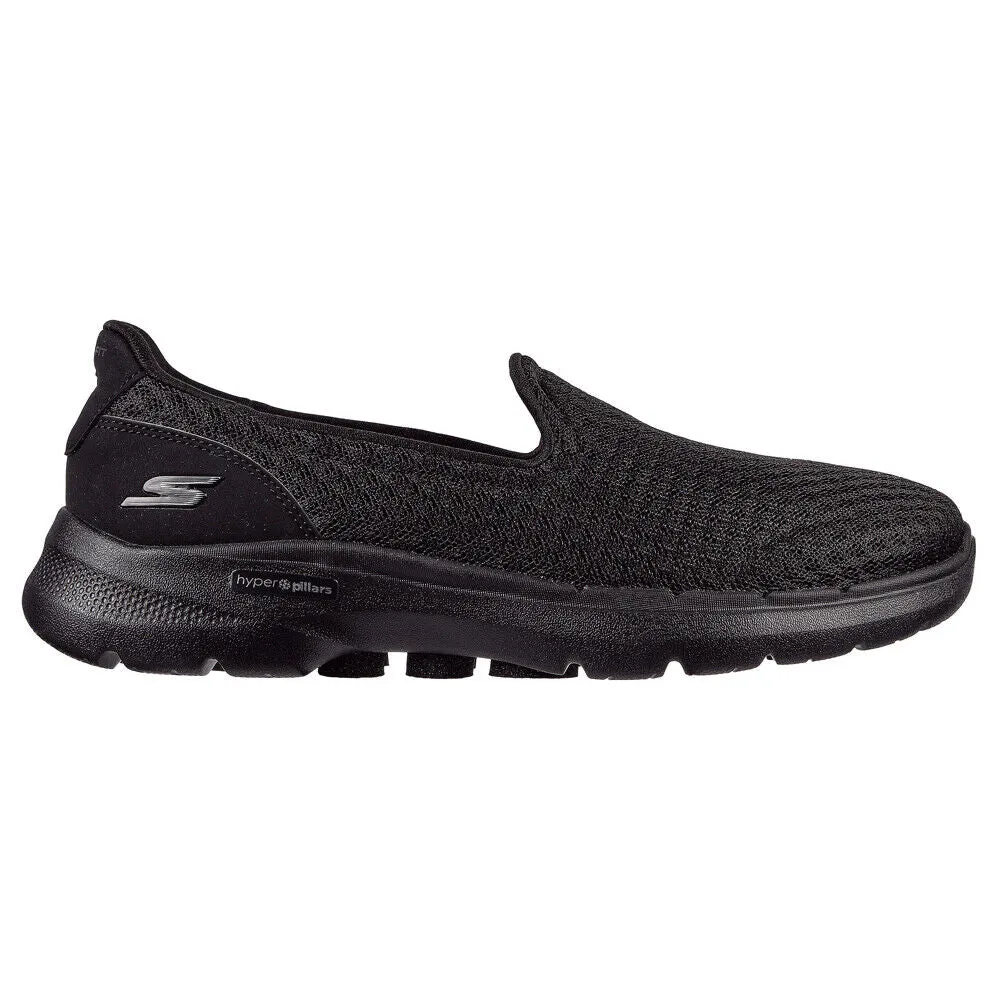 Skechers Go Walk 6.0 Big Splash Black Slip On Shoes 124508/BBK