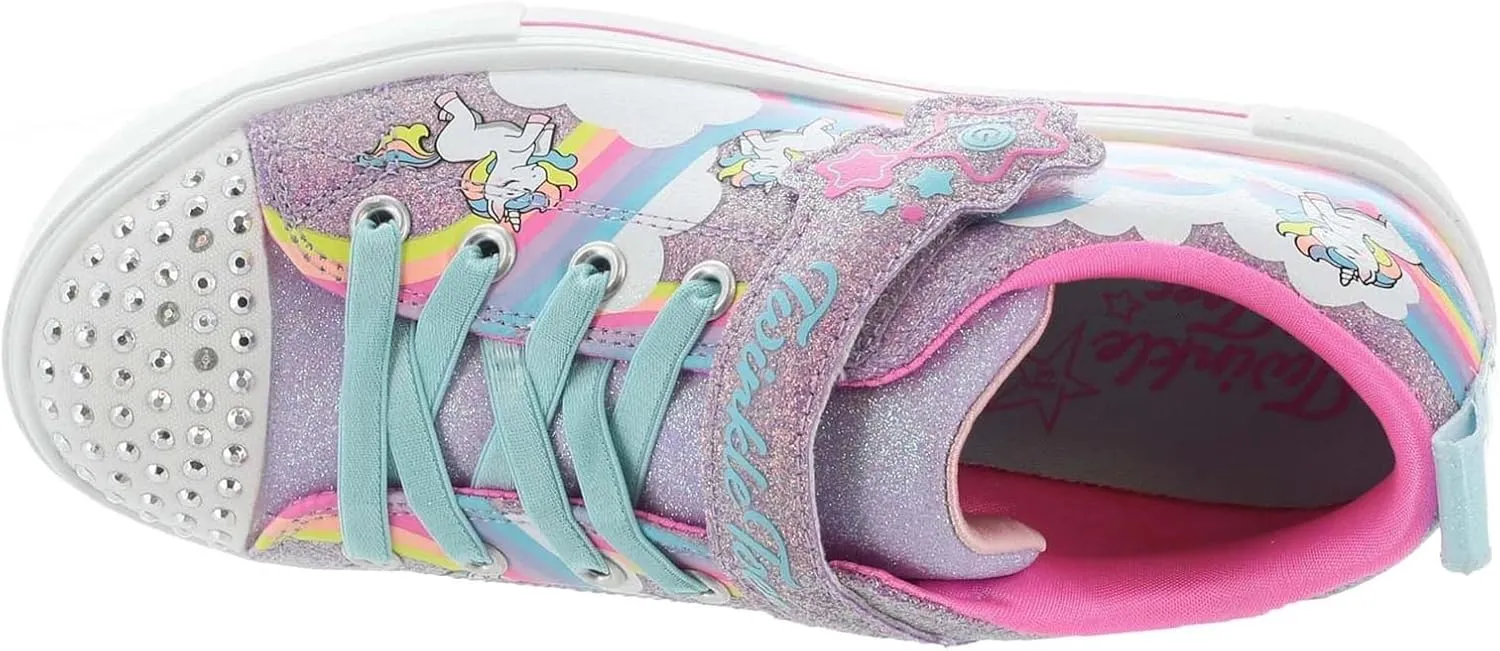 Skechers Unisex-Child Twinkle Sparks-Jumpin' Clou Sneaker