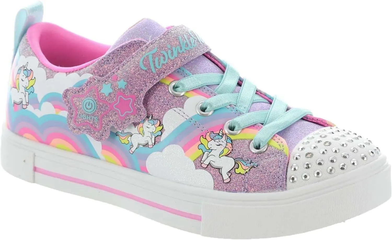 Skechers Unisex-Child Twinkle Sparks-Jumpin' Clou Sneaker