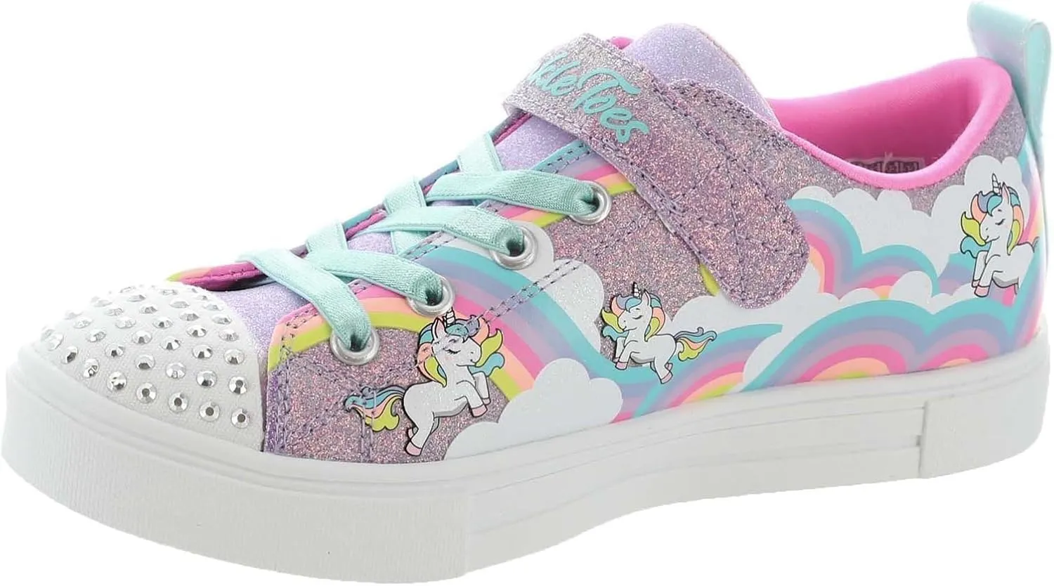 Skechers Unisex-Child Twinkle Sparks-Jumpin' Clou Sneaker
