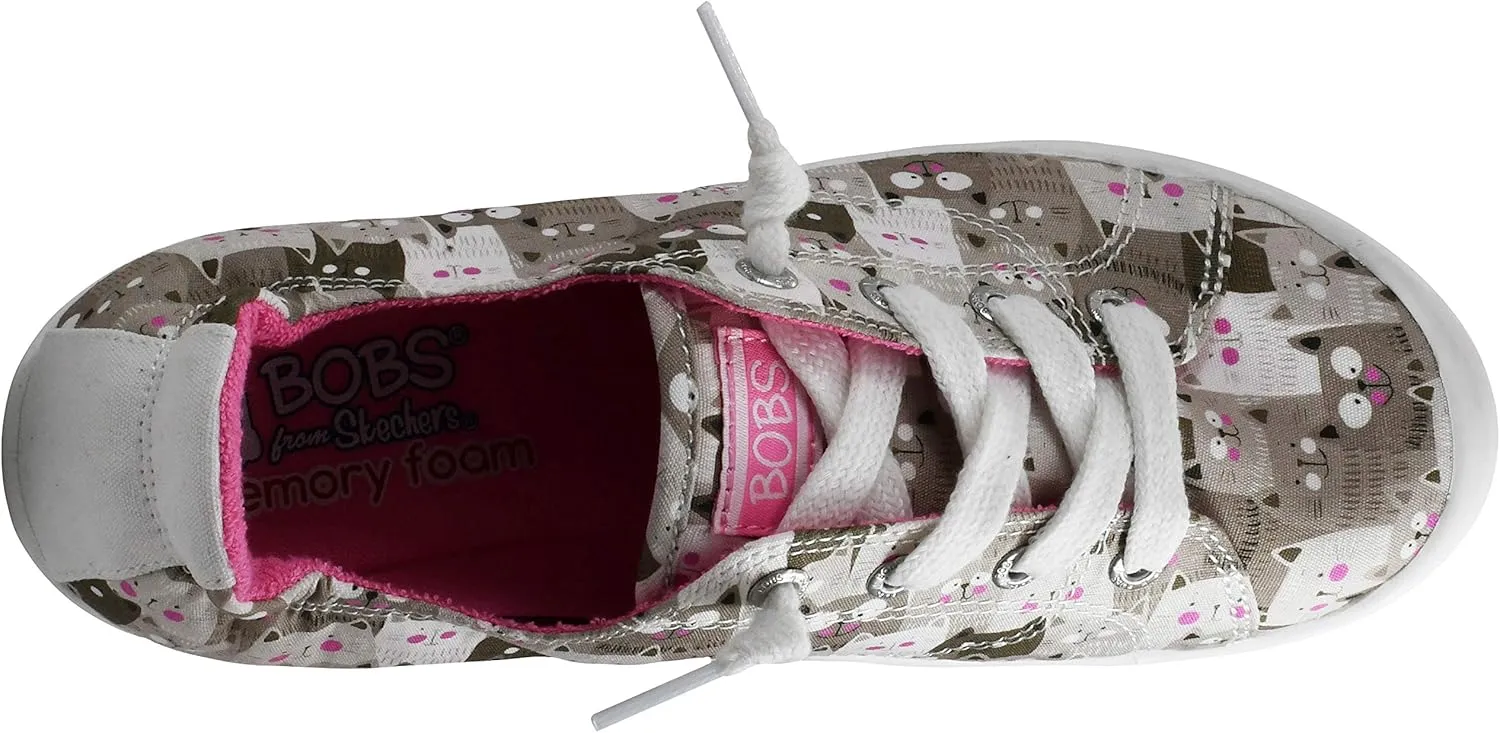 Skechers Women's Beach Bingo-Kitty Concert Sneaker