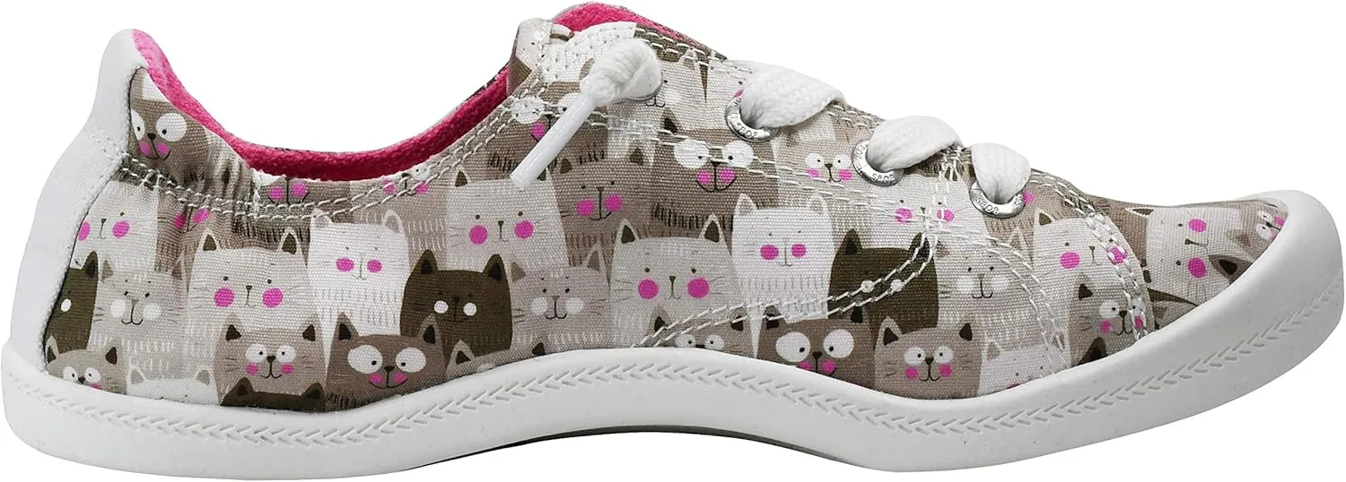 Skechers Women's Beach Bingo-Kitty Concert Sneaker