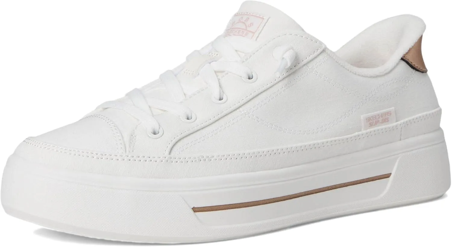 Skechers Women's Hands Free Slip-ins Bobs-Social Sneaker