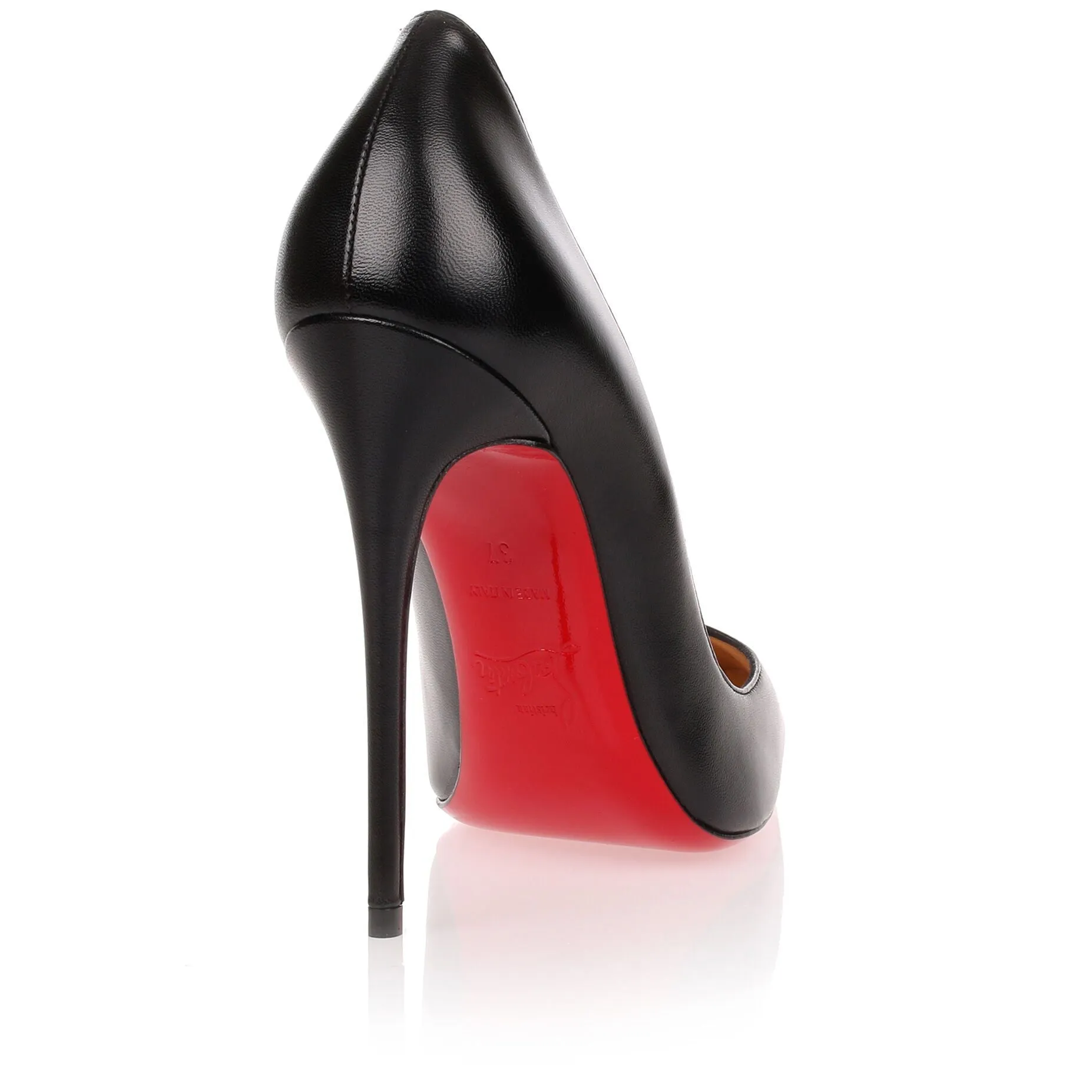 So Kate 120 black nappa leather pump