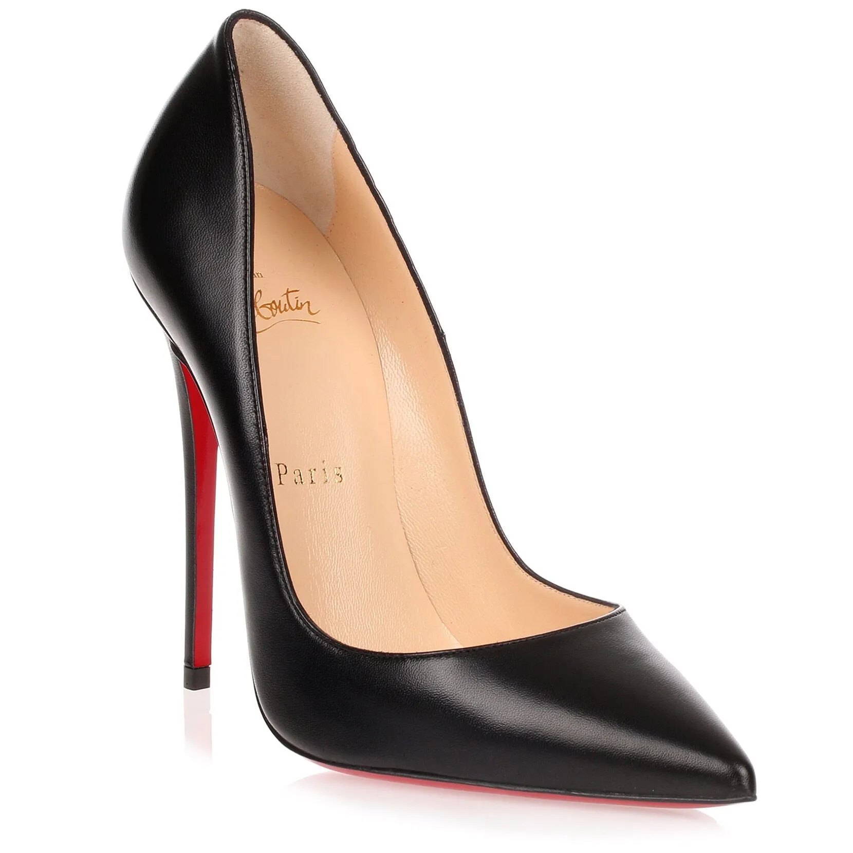So Kate 120 black nappa leather pump