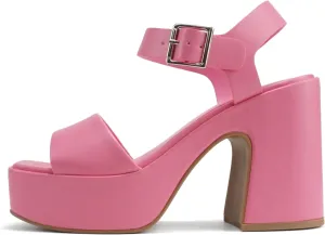 Soda Launch ~ Women Open Toe Ankle Strap Platform Chunky High Heeled Sandal
