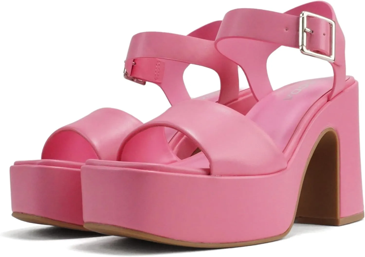 Soda Launch ~ Women Open Toe Ankle Strap Platform Chunky High Heeled Sandal