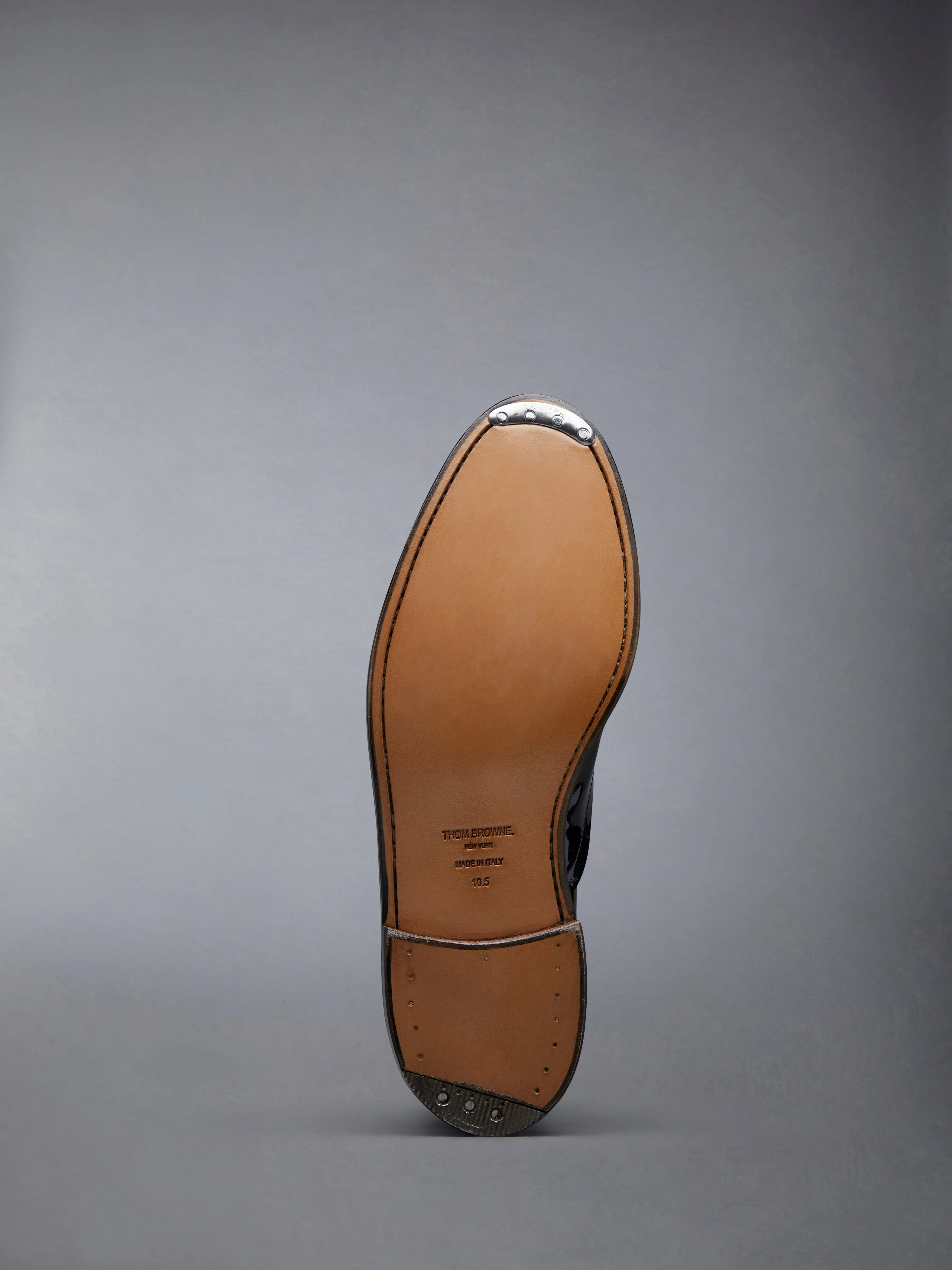 Soft Patent Raw Edge Goodyear Sole Cap Toe Oxford
