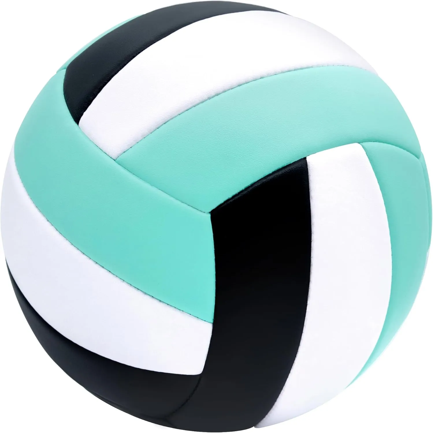 Soft Volleyball Ball Official Size 5 Volleyballs for Indoor Outdoor Beach Pool Game Play for Youth Teen Team Beginners Professional PU Leather Training Practice Volley Balls
