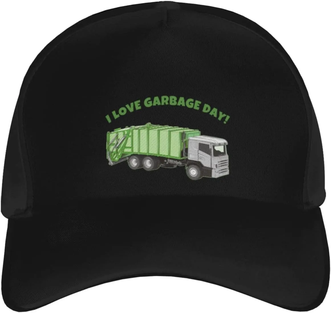 Sorry I'm Late I Saw A Garbage Truck Funny Garbage Truck Baseball Hats for Men and Women Adjustable Trucker Hat Baseball Cap