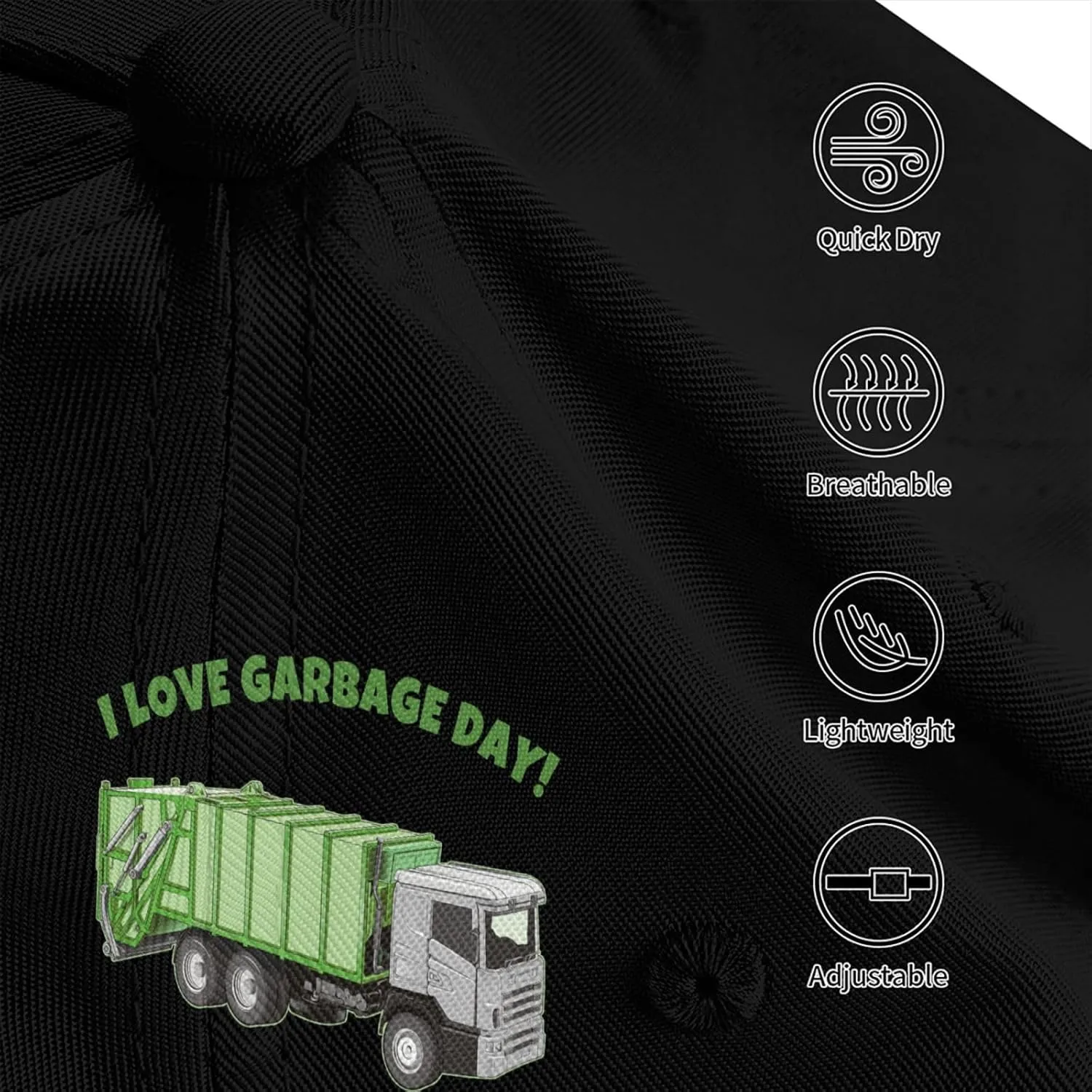Sorry I'm Late I Saw A Garbage Truck Funny Garbage Truck Baseball Hats for Men and Women Adjustable Trucker Hat Baseball Cap