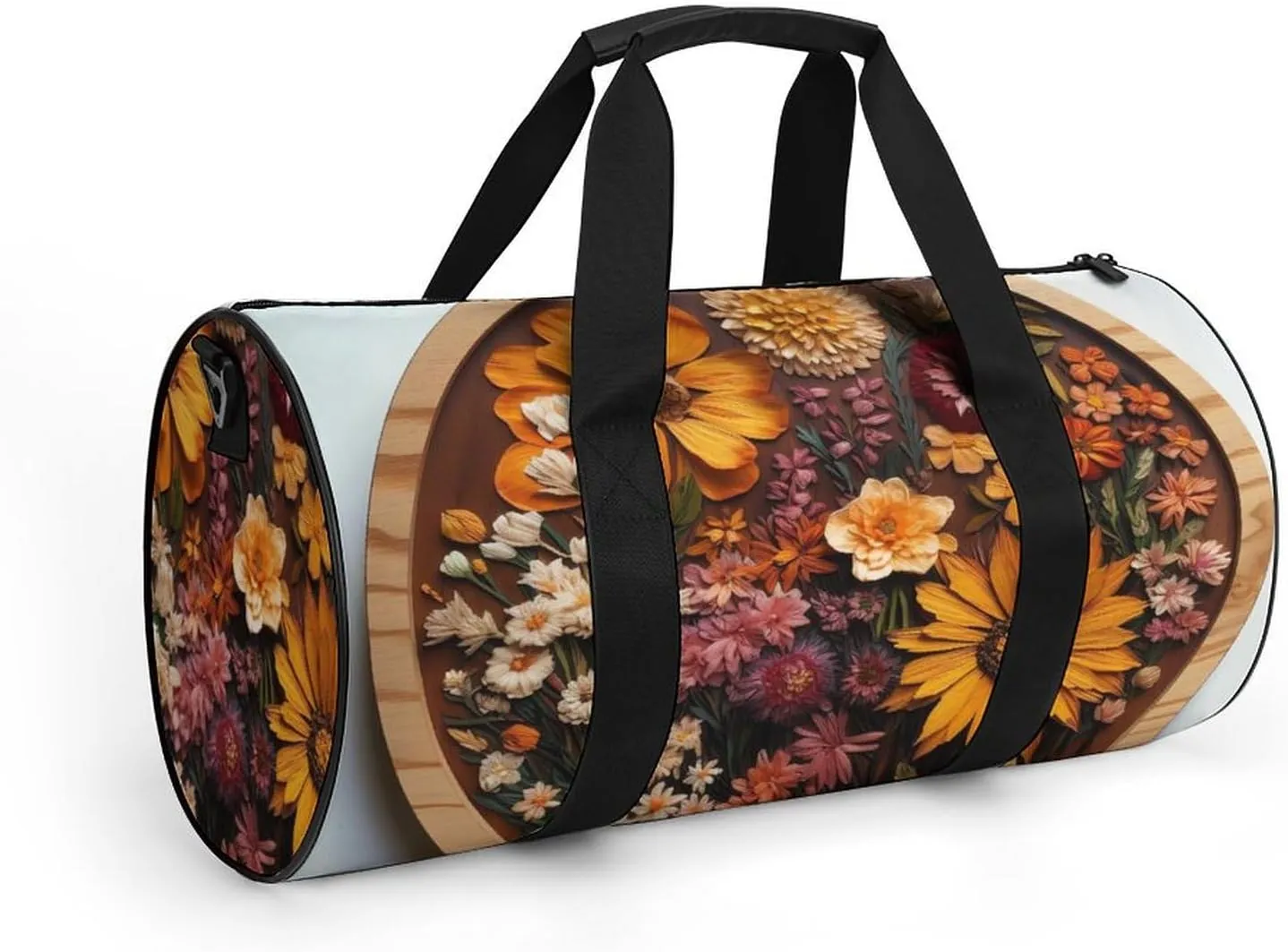 Sports Gym Bag for Women Men Travel Duffel Bag Tote Weekender Bag Specimens of Flowers Carry on Overnight Bag for Travel Swimming Fitness Workout Sports Duffle Bag