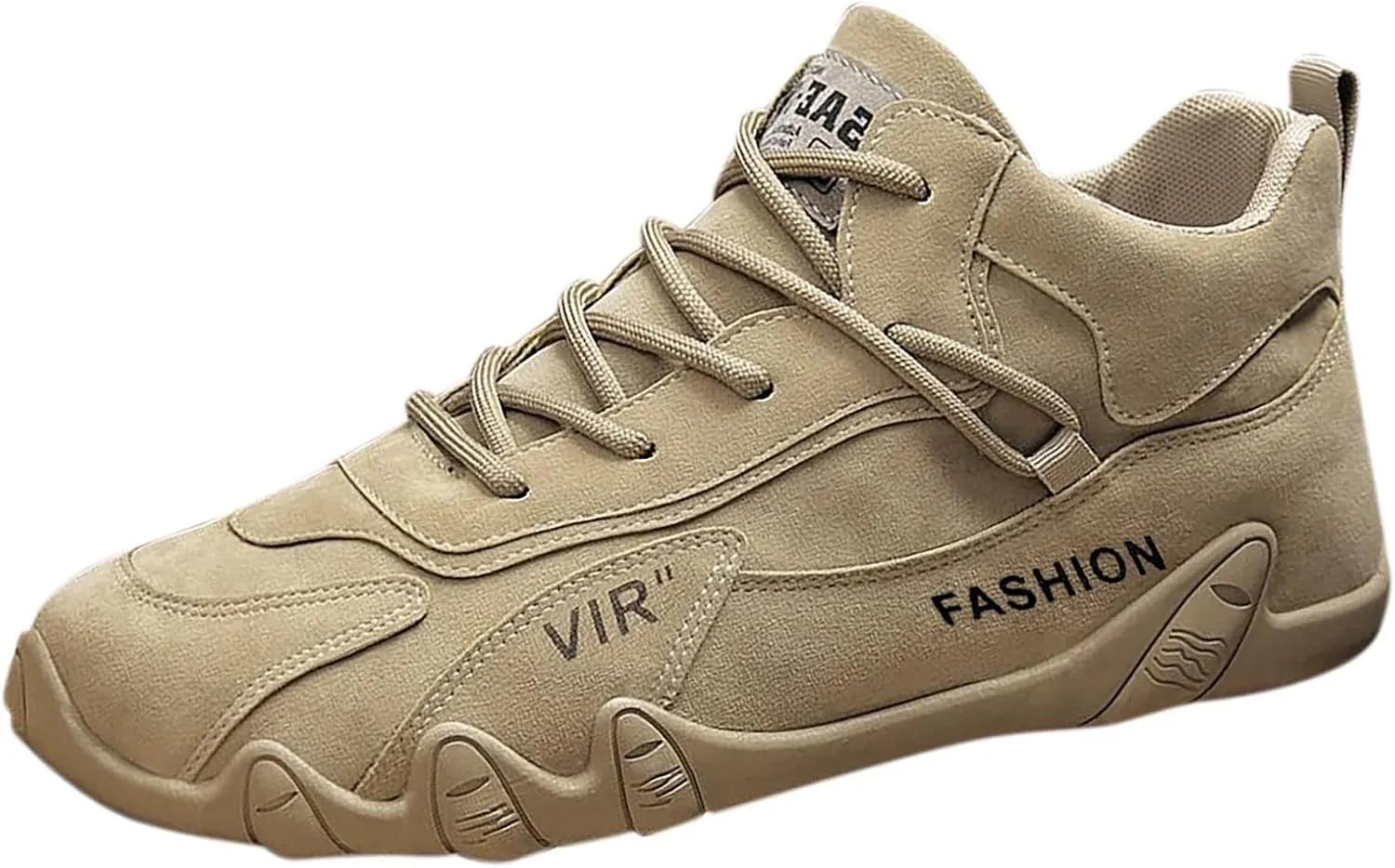 Sports Shoes for Men Popular Labor Work Shoes Wear High Top Board Shoes Casual Leisure Mens Slip on Casual Shoes Size 13 Men'