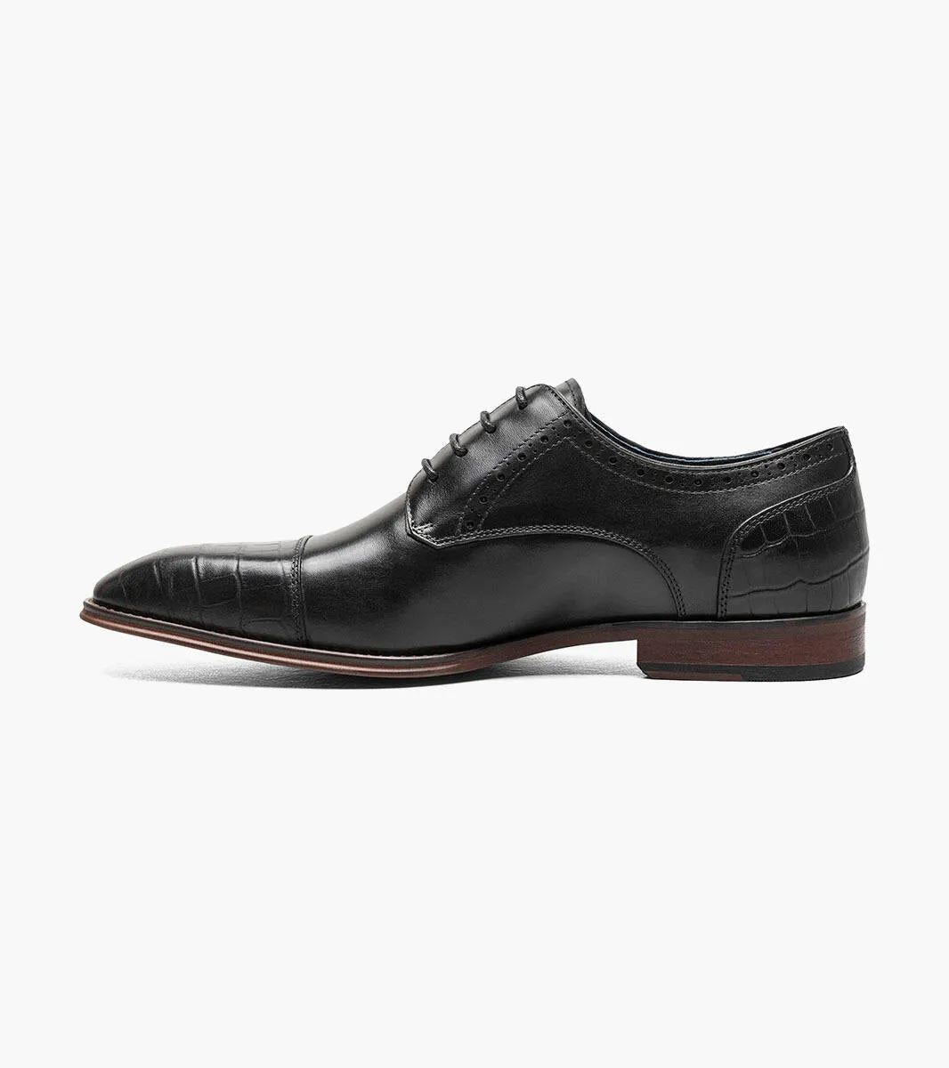 Stacy Adams Penley 25626-001 Cap Toe Oxford Black