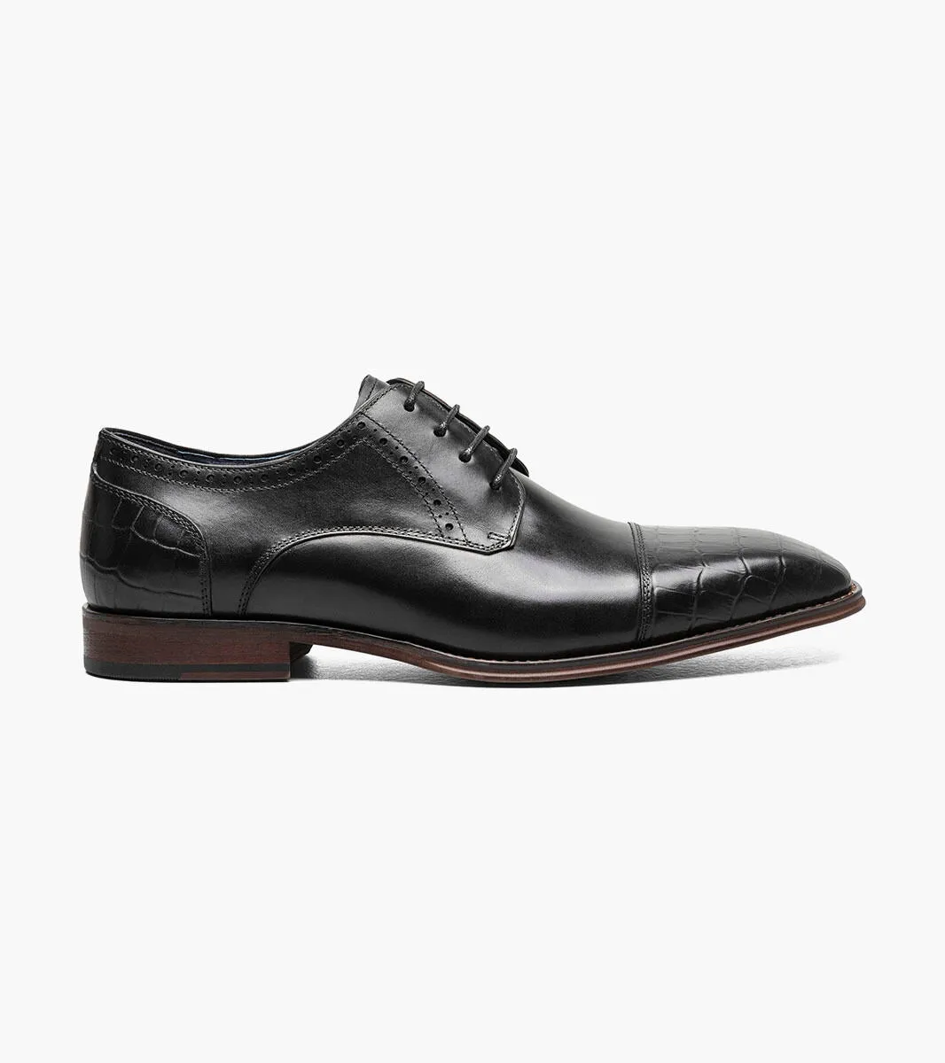 Stacy Adams Penley 25626-001 Cap Toe Oxford Black
