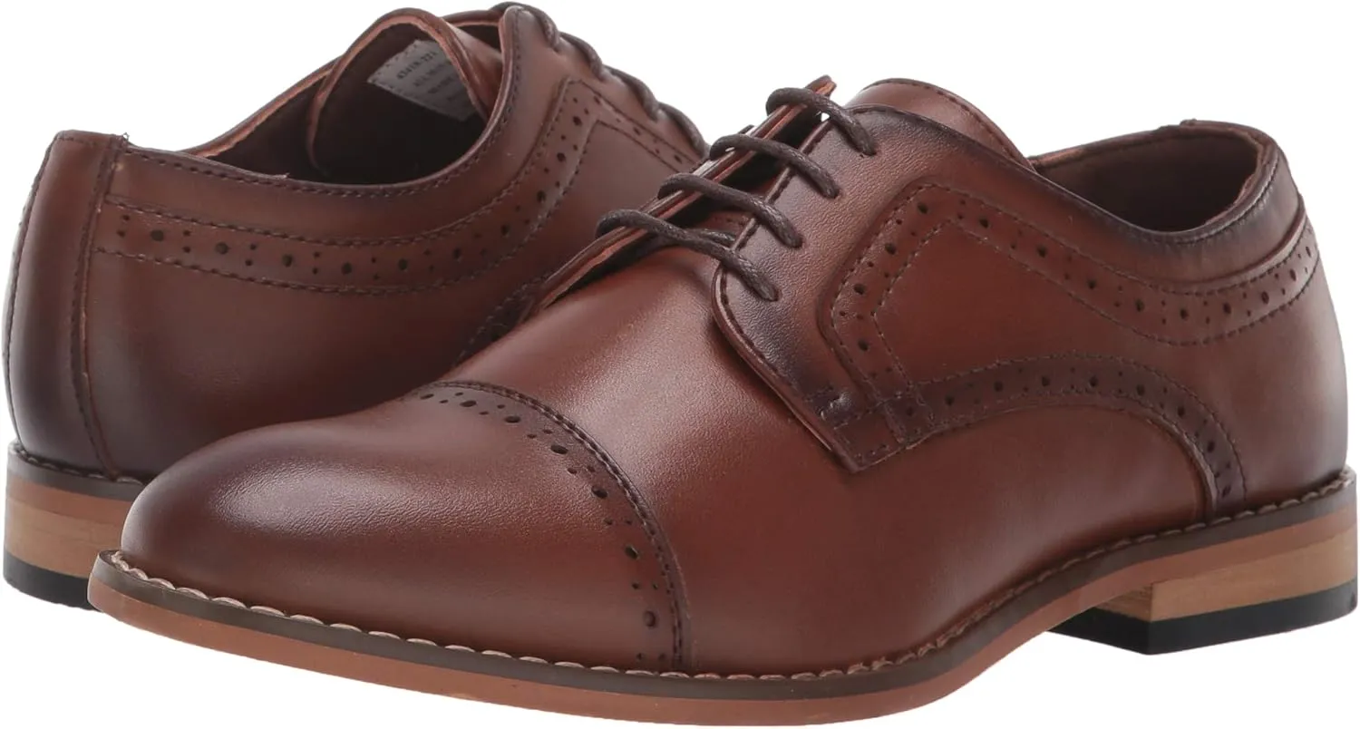 STACY ADAMS Unisex-Child Dickinson Cap-Toe Oxford