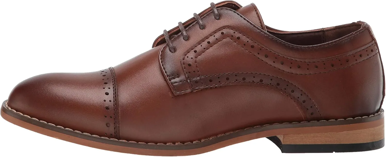STACY ADAMS Unisex-Child Dickinson Cap-Toe Oxford