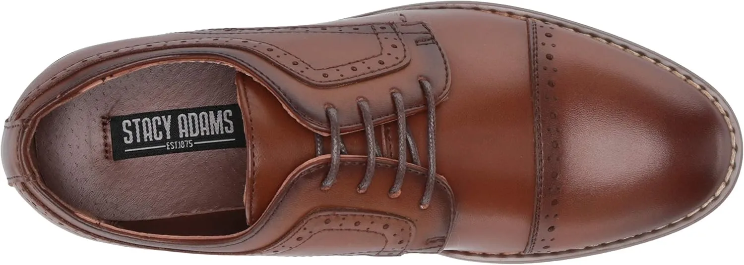 STACY ADAMS Unisex-Child Dickinson Cap-Toe Oxford