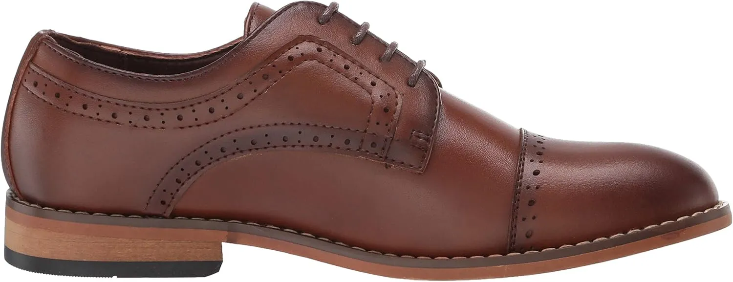 STACY ADAMS Unisex-Child Dickinson Cap-Toe Oxford