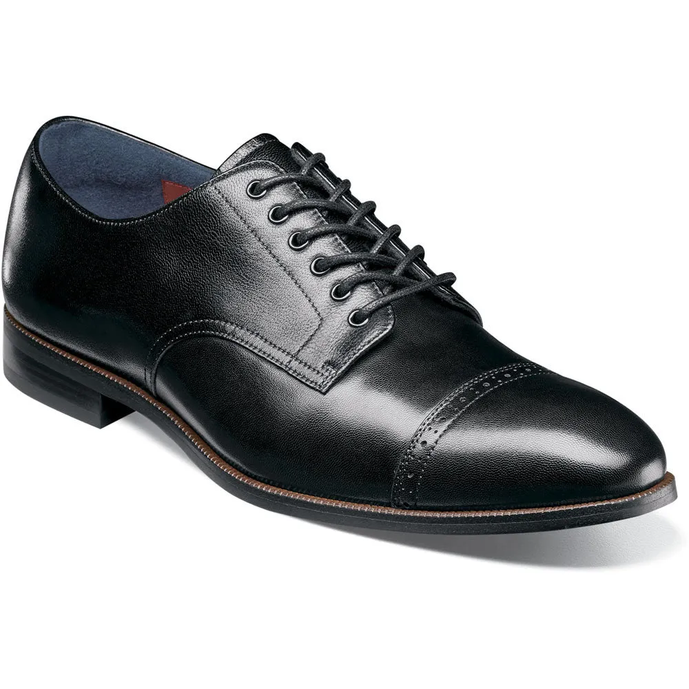 Stacy Adams William Cap Toe Oxford in Black