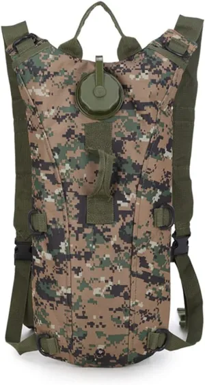Tactical 3L Bladder Water Bag Camel Backpack for Hiking Outdoor Camping Military Portable Hydration Packs Hiking Pouch Water Bag