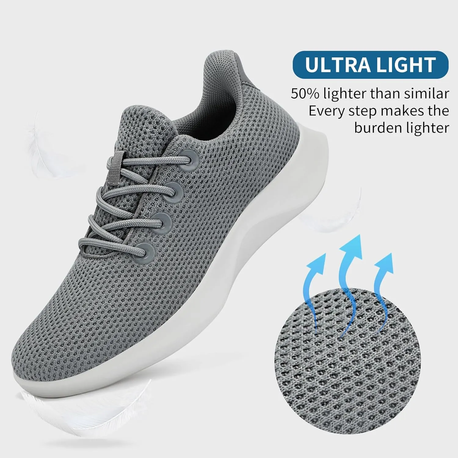 Tennis Shoes Womens Slip on Walking Sneakers for Women with Arch Support