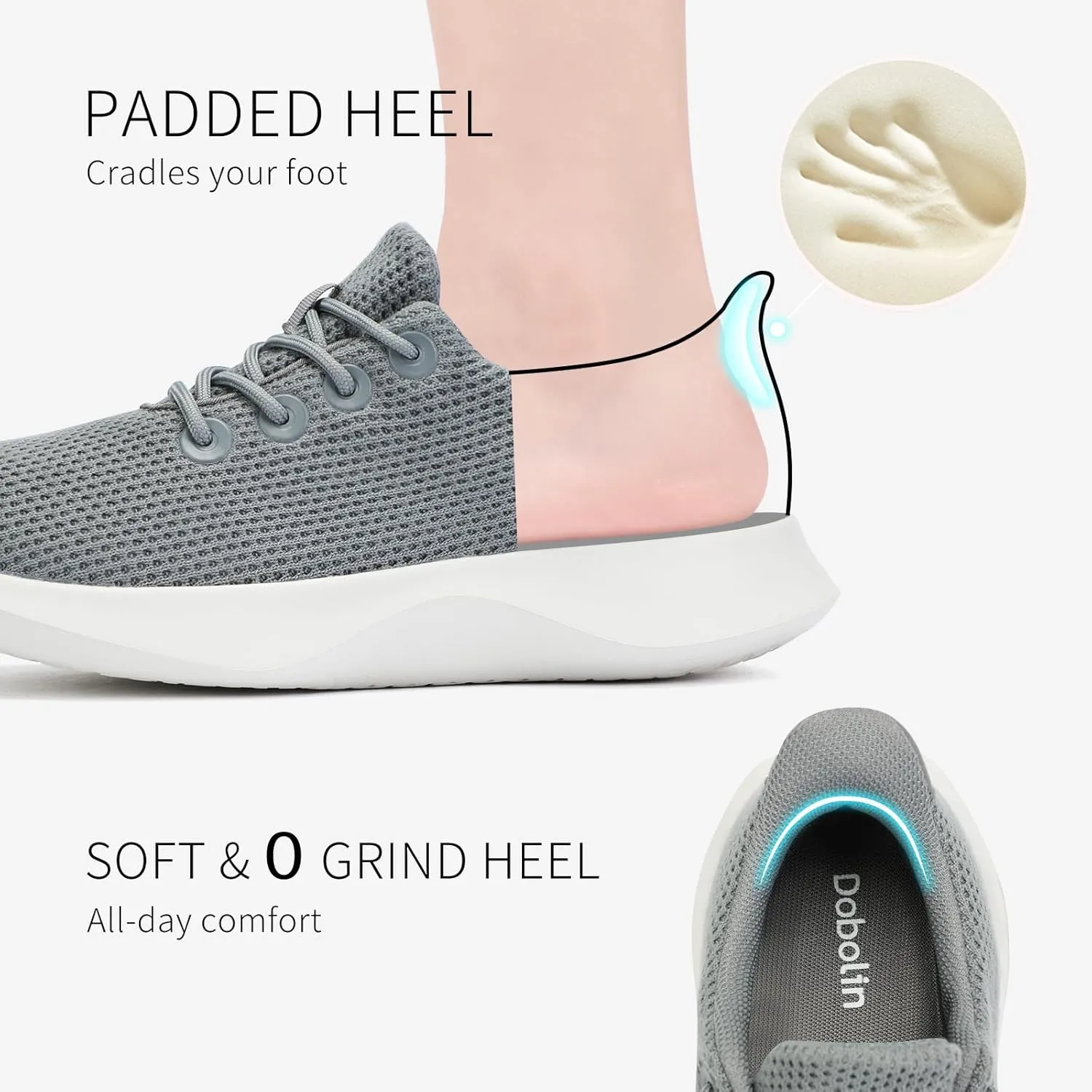 Tennis Shoes Womens Slip on Walking Sneakers for Women with Arch Support