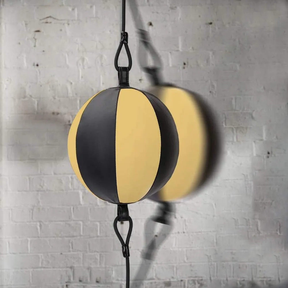 TOCO FREIDO Double End Punching Ball, Speed Bag with Difficulty Levels Boxing Reflex Ball with Headband, Perfect for Reaction, Agility, and Hand Eye Coordination Training
