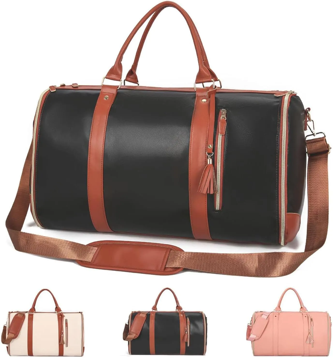 Travel Bag, 2024 New Garment Duffle Bags for Travel, Large Duffle Bag for Travel (Black)