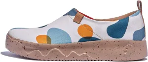 UIN Women's Art Travel Walking Shoes Slip On Casual Lightweight Wide Toe Fashion Sneaker Toledo Ⅸ