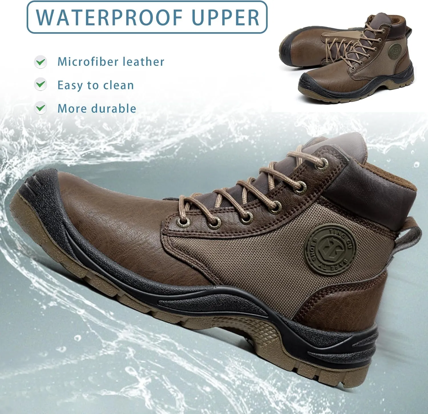 Unisex Steel Toe Shoes Safety Shoes, Anti-Smash & Puncture Work Shoes, Industry Construction Composite Toe Work Sneakers, Fashionable Safety Footwear, Soft Comfortable Breathable