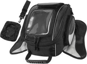 Universal Motorcycle Magnetic Tank Tool Bag Fuel Saddlebag with Strap Waterproof Black Item Replacement