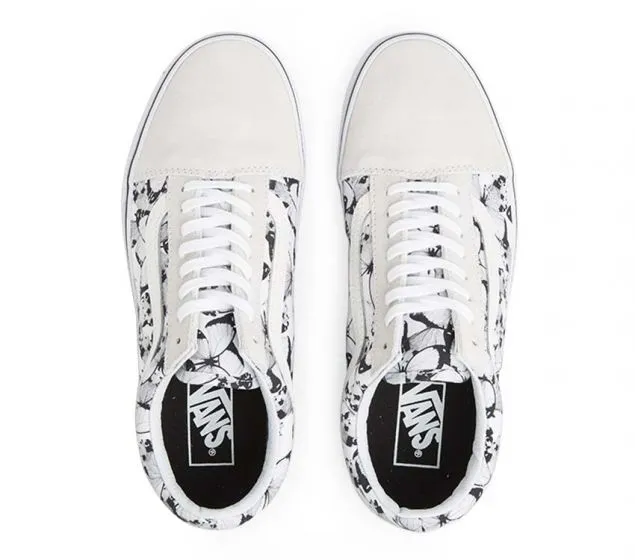 VANS OLD SKOOL (BUTTERFLY) TRUE WHITE BLACK