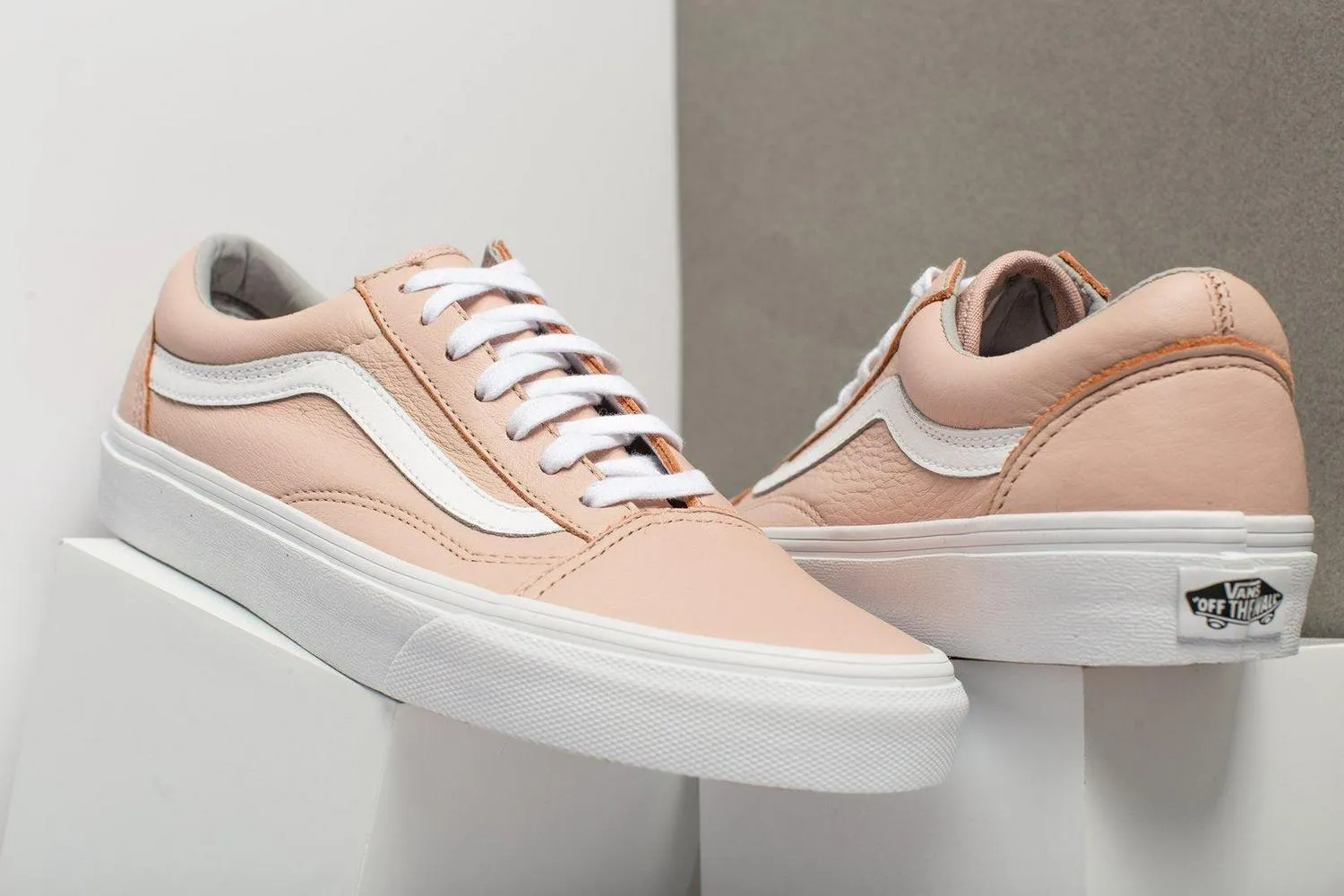 Vans UA Old Skool Oxford Pink White Leather VN0A38G1QD6 Shoe Sneaker Trainer