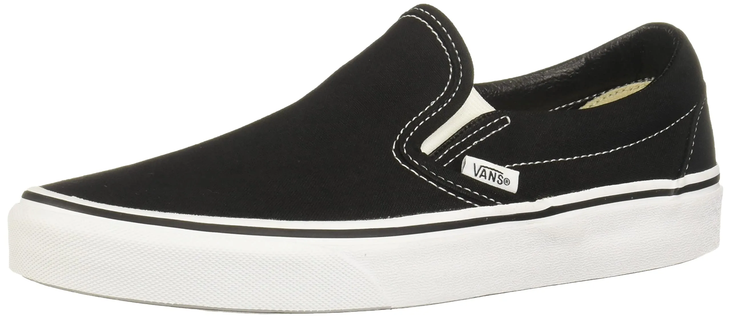 Vans Unisex Classic Slip-on Sneaker 7 Women/5.5 Men Black