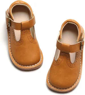 Vintage Mary Jane Shoes for Toddler Girls - Dressy Oxford Flats for Party & School