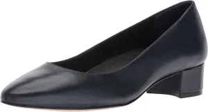 Walking Cradles Women's Heidi Pump, Navy Leather, 8.5 M US