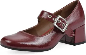 WHITE MOUNTAIN Women's Lasso Mary Jane Block Heel