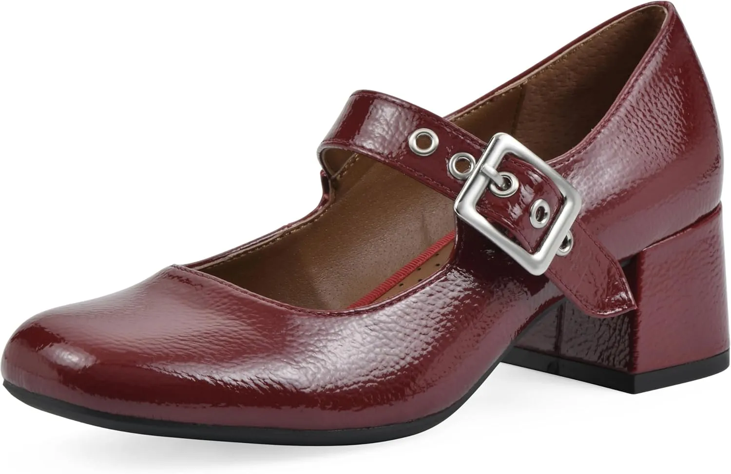 WHITE MOUNTAIN Women's Lasso Mary Jane Block Heel