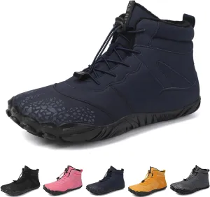 Winter Hike Walking Barefoot Footwear Womens Men Barefoot Boots Autumn Winter Waterproof Wide Toe Barefoot Shoes