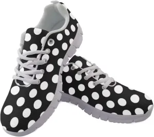 Women Running Shoes Non Slip Comfortable White Sole Lace Up Lightweight Sneaker